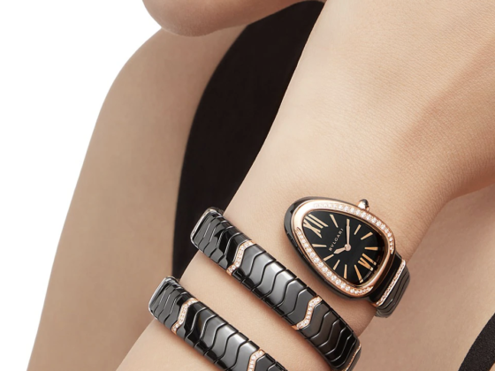 BVLGARI Serpenti Limited Edition Rose Gold, Stainless Steel & Diamond Twist Watch